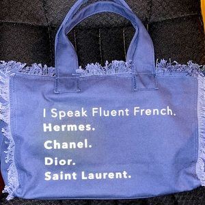 I Speak Fluent French Tote Bag